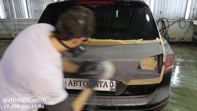 Ремонт крышки багажника Фольксваген Туарег смотреть онлайн