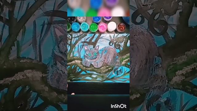 Чеширский кот из Алисы в стране чудес) Рисуем!