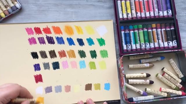 МАСЛЯНАЯ ПАСТЕЛЬ: пробую пастель Sennelier и Van Gogh смотреть онлайн