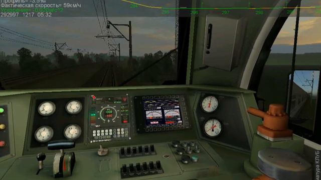 Поездка в ZDSimulator: Поезд № 134 Санкт-Петербург - Казань под тягой ЭП1М-645 смотреть онлайн