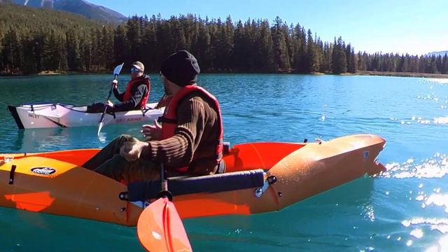 Kayaking on Two Jack Lake смотреть онлайн