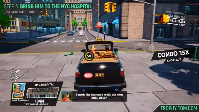 Taxi Chaos - Find José Rodríguez & All Lucky Clover Collectibles 🏆 - Cast Away - Trophy Guide смотреть онлайн