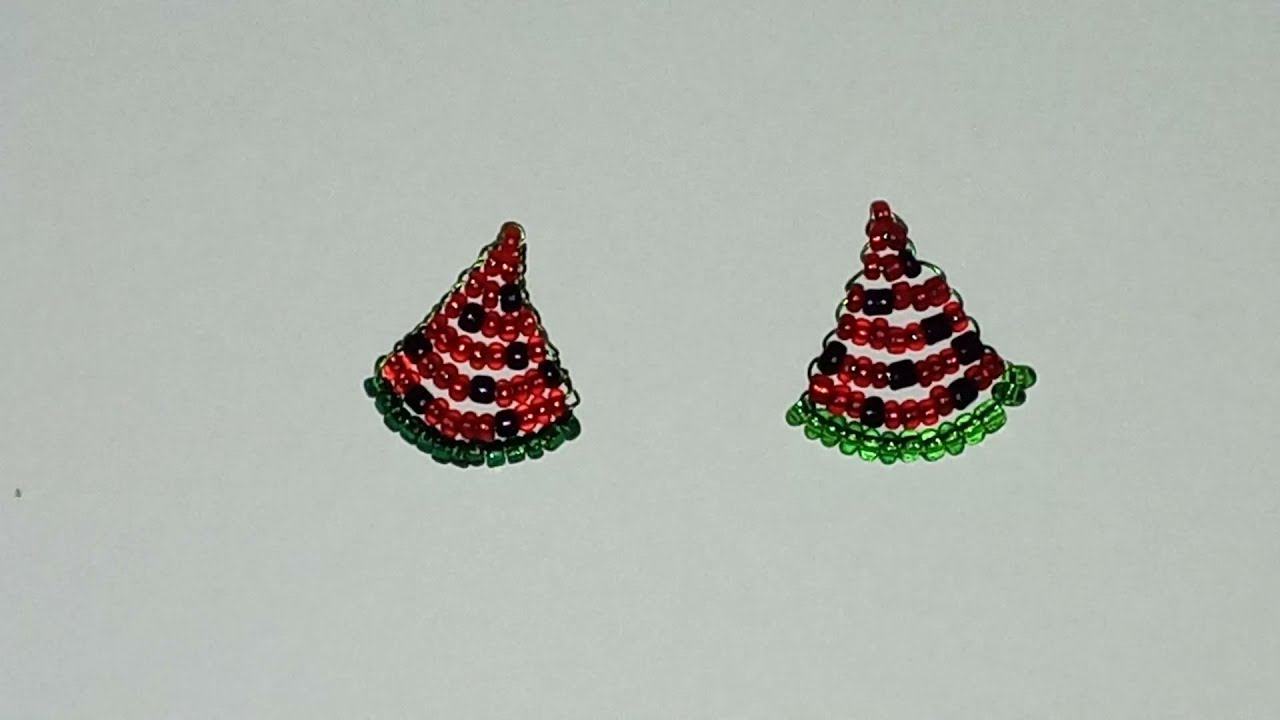 Долька арбуза из бисера смотреть онлайн