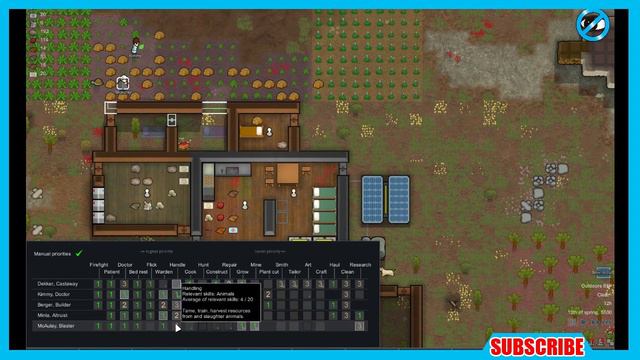 RimWorld Alpha 13 - Ep 4 - Refugee Rescues n Greedy Grizzly Bears - Lets Play смотреть онлайн