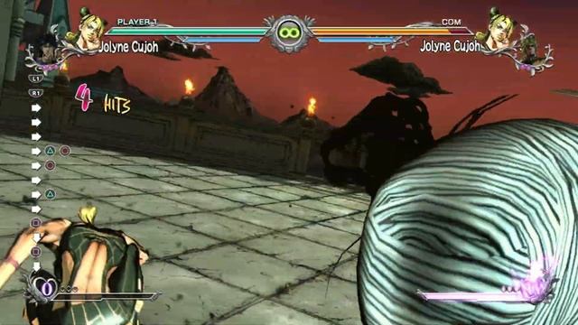 JoJo's Bizarre Adventure: All-Star Battle R PS4 Slim Gameplay смотреть онлайн