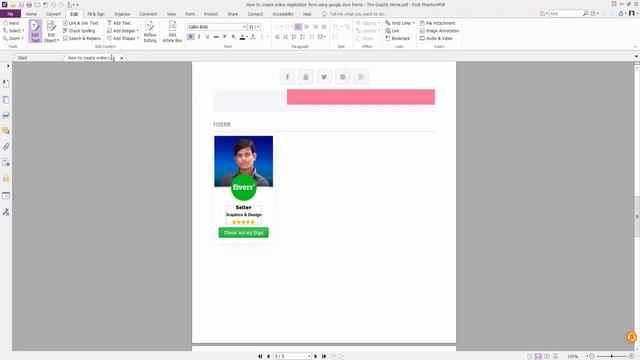 How To Convert PDF To PNG Image Format In Foxit PhantomPDF