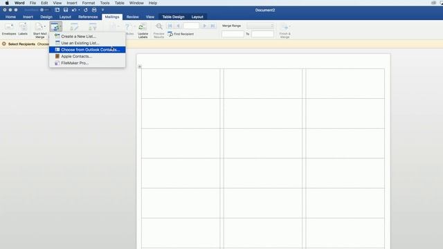 How to do a Mail Merge in Microsoft® Word for Mac® 2016 смотреть онлайн