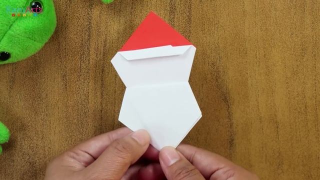 MUÑECOS DE NIEVE ORIGAMI + TARJETA NAVIDEÑA FÁCIL - EASY ORIGAMI SNOWMAN смотреть онлайн