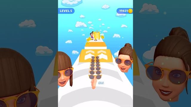 Glasses Runner - All Levels Gameplay Android,ios (Levels 4-5) смотреть онлайн