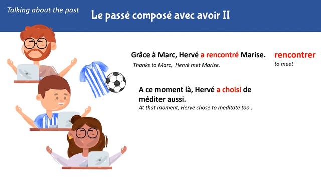 *Beginner French Lesson * Talking about the Past II * Passé Composé of regular verbs with AVOIR * смотреть онлайн