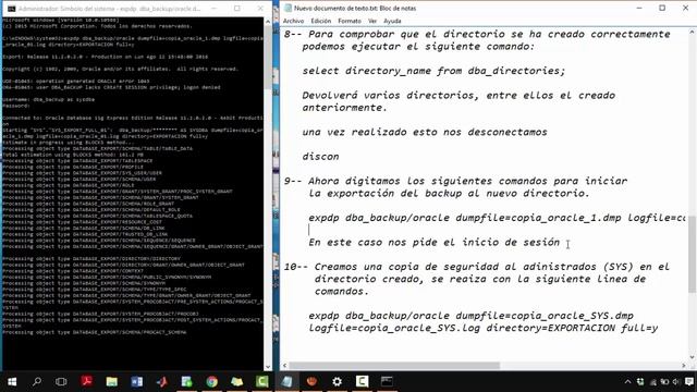 oracle backup 11G смотреть онлайн