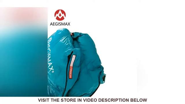 AEGISMAX NANO2 Adult Outdoor Camping Spring Autumn Mummy White Goose Down Splicable Sleeping Bag