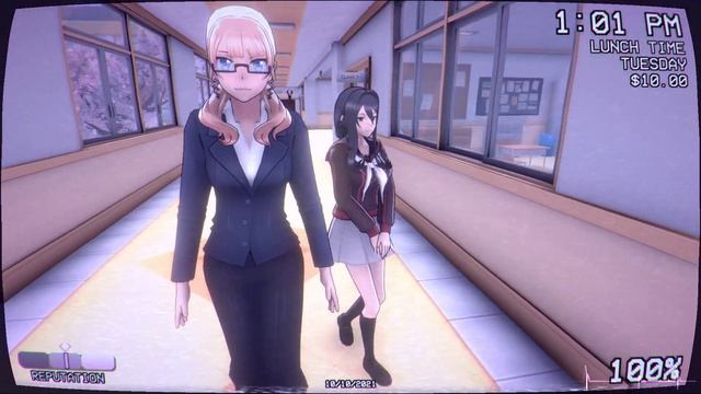 80's MODE - DAY 2 (TUESDAY) | Yandere Simulator 80's Mode смотреть онлайн