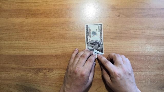 Как сложить купюру в бриллиант. Оригами схема. смотреть онлайн