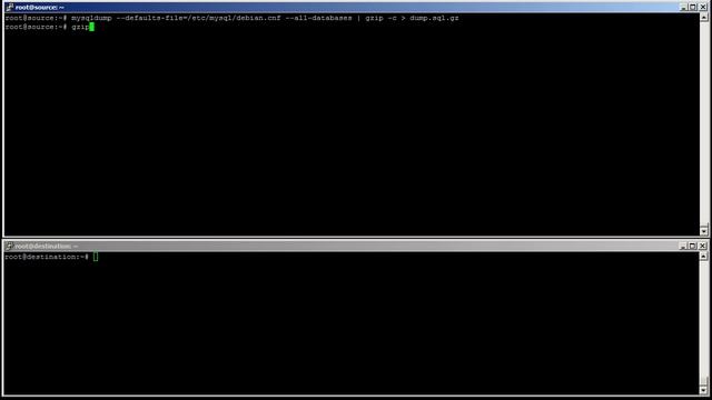 MySQL mysqldump , dump and restore howto tutorial смотреть онлайн
