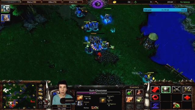 Grubby | Warcraft 3 The Frozen Throne | Orc vs. NE - Shadow Hunter & Serpent Wards on Terenas Stand смотреть онлайн