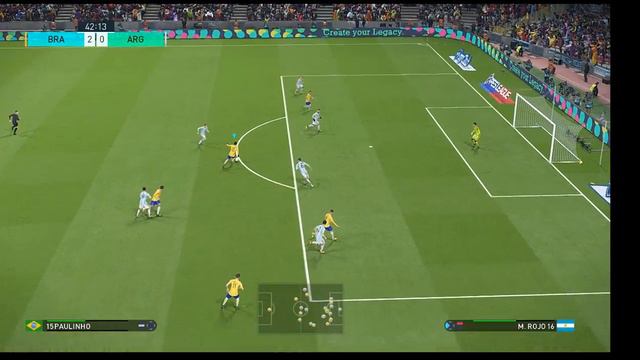Pro Evolution Soccer 2018 (PES) BRAZIL VS ARGENTINA смотреть онлайн