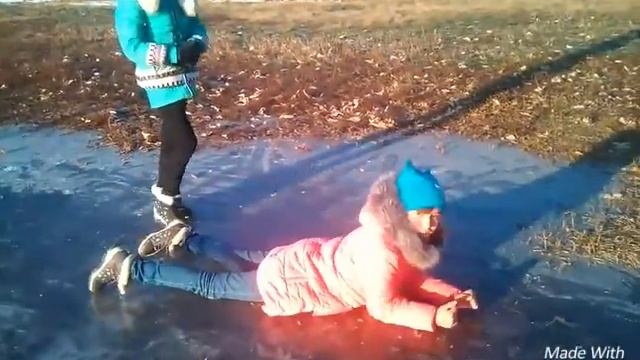 #ТУСОВКА НА ЛЬДУ|РЖАКА (ТЯПА, ЛЁЛЯ И КРИСТЯ) смотреть онлайн