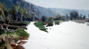 Живопись маслом. Учимся делать подмалевок пейзажа. Владимир Давыденко