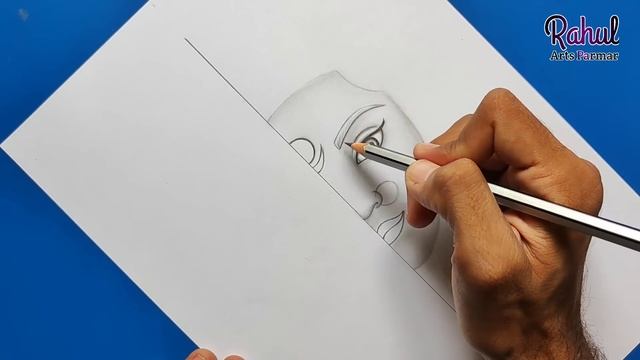 Navratri Drawing Easy | How To Draw Matadi And Trishul | Step By Step | Navratri Pencil Drawing смотреть онлайн