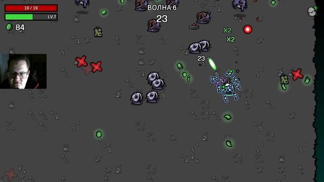 Brotato. Прохождение №33. 5 угроза пройдена! (18+, много эмоций) смотреть онлайн