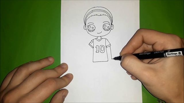 Как нарисовать ДЕВОЧКУ ФУТБОЛИСТКУ? Лёгкие рисунки для срисовки смотреть онлайн