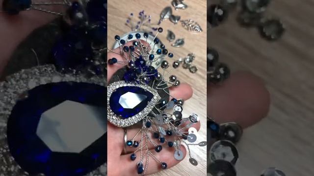 Брошь с веточками Elen_access смотреть онлайн