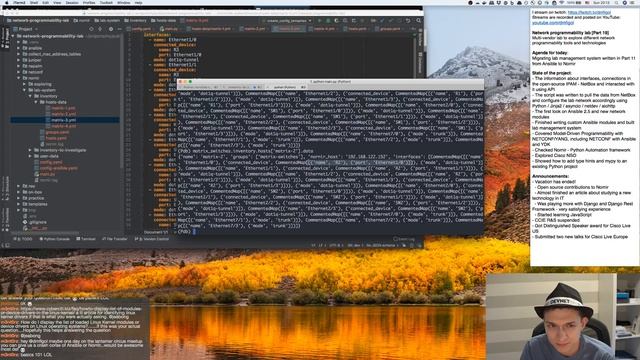 Migrating lab system from Ansible to Nornir – Network programmability stream 20 смотреть онлайн