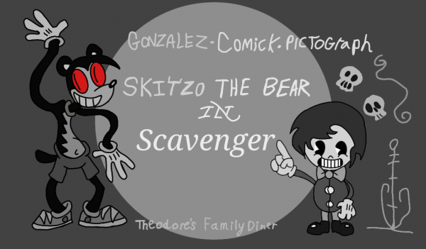 Fan made Skitzo the 1920s Killer Bear cartoon - "Scavenger" Первый российский мультфильм про Skitzo