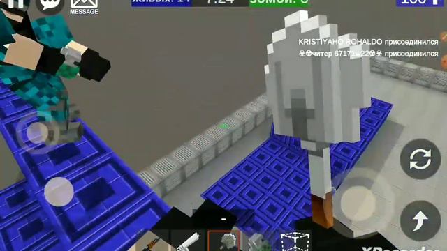Играем в Зомби режим в Pixel Combats 2 смотреть онлайн