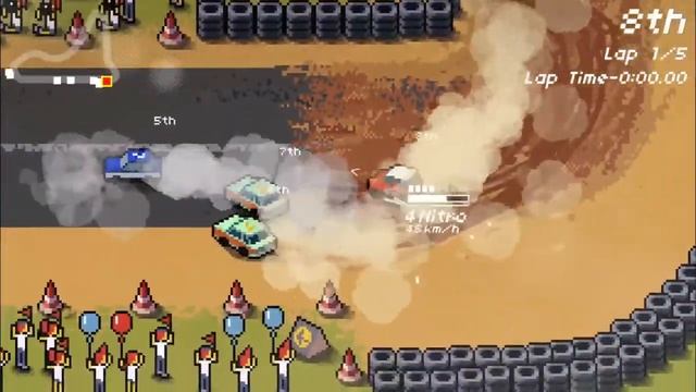 MODERN GAMING ROUNDUP Super Pixel Racers смотреть онлайн