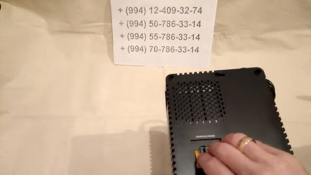 UPS APC Back-UPS 650VA AVR (BV650i-GR) в Баку / Bakida смотреть онлайн