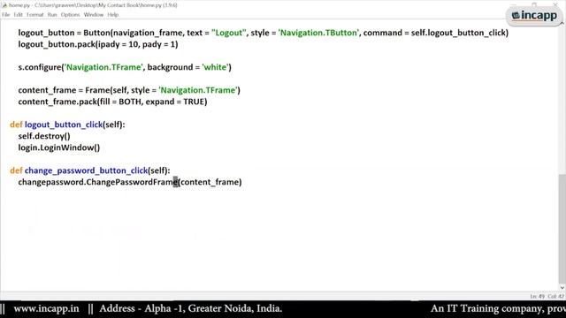 Part-04 Creating GUI Project Using Python | My Contact Book Project | INCAPP | Praveen Chauhan Sir смотреть онлайн