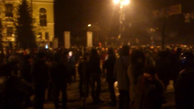 Столкновения на Грушевского. Киев. Майдан. 3