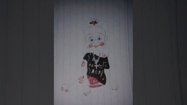 Дети арт art drawing рисование нарисовал в стилизации одного из двух персонажей дочка Анжеличка смотреть онлайн