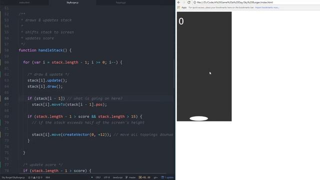 Refactoring A Game A Day 16 - JavaScript Sky Burger! смотреть онлайн