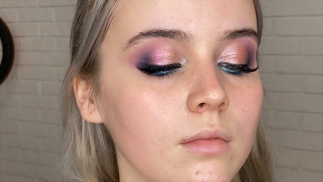 Макияж с палеткой  Huda Beauty Mercury Retrograde