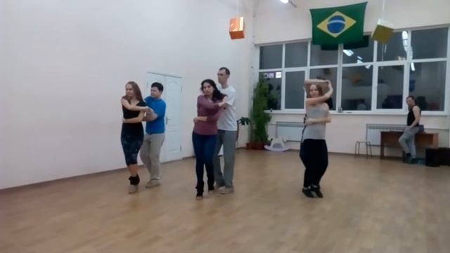 Связка с занятия по сальсе Нью-Йорк. Сальса под Руки Вверх смотреть онлайн