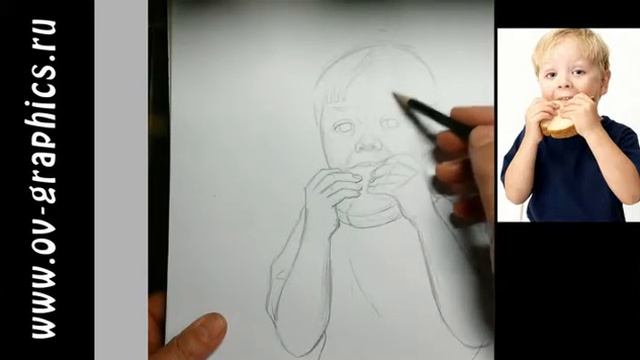 Рисунок карандашом по фотографии смотреть онлайн