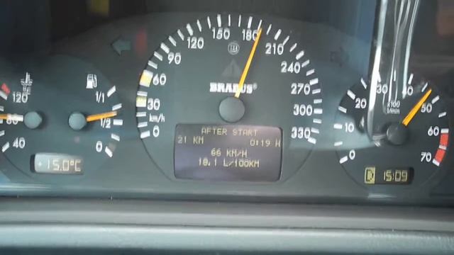 W208 Clk Brabus 30-270 Acceleration