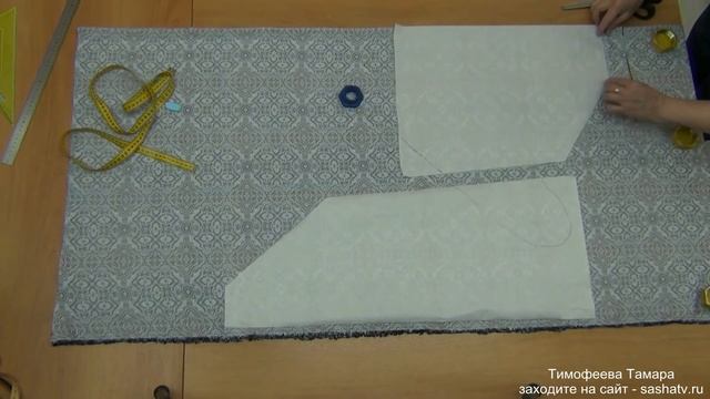 ПЛАТЬЕ СО СЛОЖНОЙ ГОРЛОВИНОЙ|ПОСТРОЕНИЕ ВЫКРОЙКИ|КРОЙ И ПОШИВ|Тимофеева Тамара смотреть онлайн