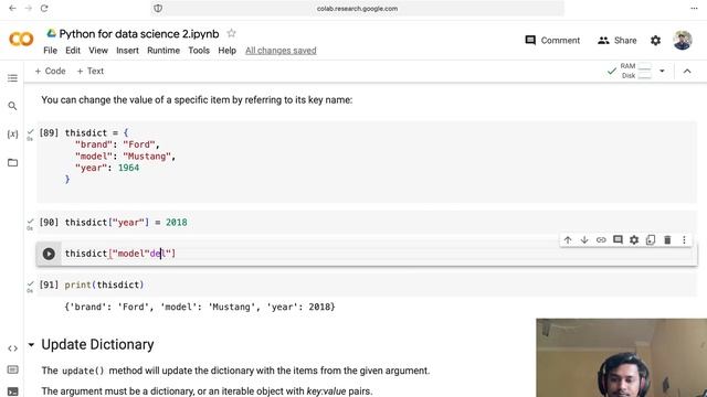Python Dictionary, Dictionary methods in detail | MyCampus смотреть онлайн
