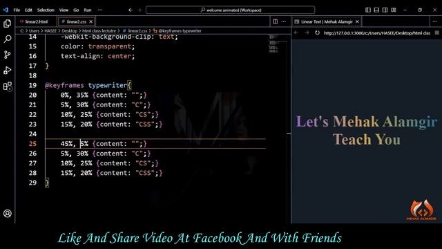 how to create linear gradient text in css смотреть онлайн