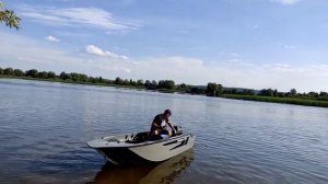 Swimmer 370/Tohatsu 9,8. Тест замер скорости.