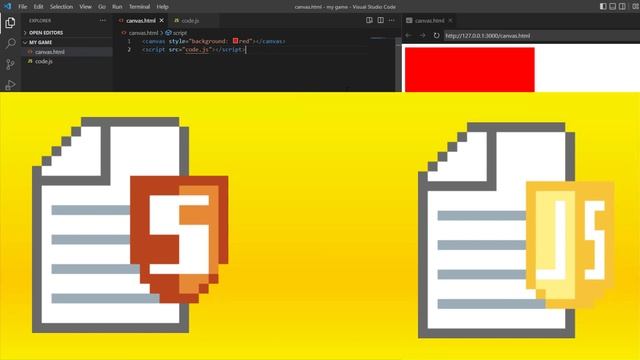 learn JavaScript for beginners (lesson 5) make a Video Game смотреть онлайн