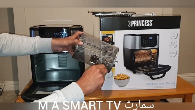AIR FRYER DELUXE PRINCESS OVEN, OVEN, MICROWAVE OVEN, PRINCESS AIR FRYER OVEN DELUXE, ELECTRIC OVEN смотреть онлайн