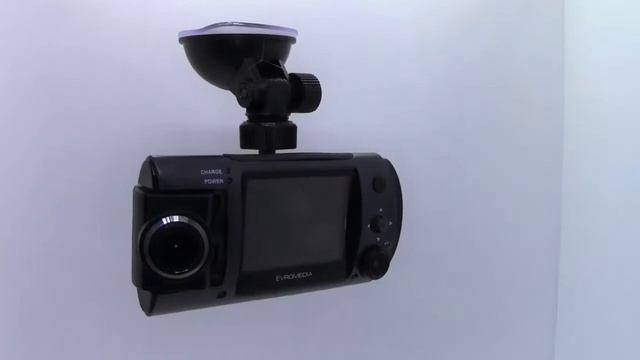 Реєстратор з двома камерами (фронтальна Sony та салону) Evromedia 2Cam смотреть онлайн