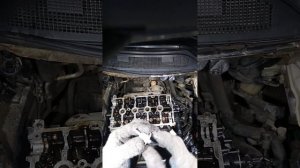 Рено Меган 2, замена маслосъёмных колпачков без снятия ГБЦ, на двигателе к4м