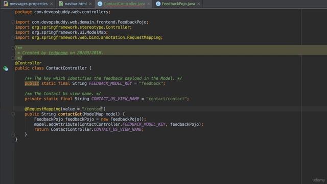 Developer with Spring, AWS and Stripe - Creating the Contact Us page and Spring Boot Email Part 1 смотреть онлайн