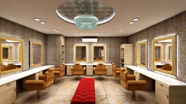Beauty Salon & Makeup Studio Interior Design - Neha Makeup Mantra - Moradabad by VIVEA CONSULTANTS смотреть онлайн